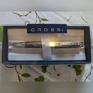 Cross Quick Silver Argent Rapide roller ball pen NEW in box. Great gift!